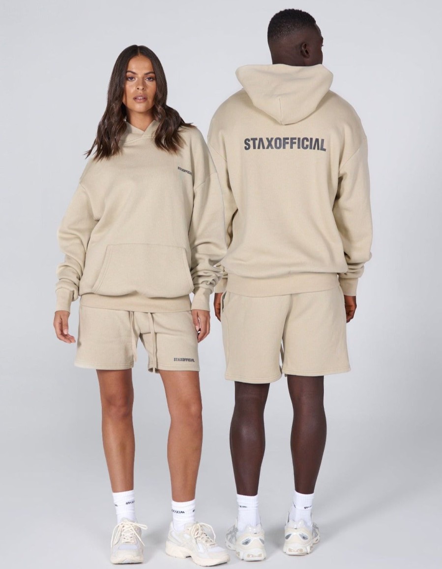 Women STAX Hoodies & Sweaters | Elements Hoodie Wheat Beige