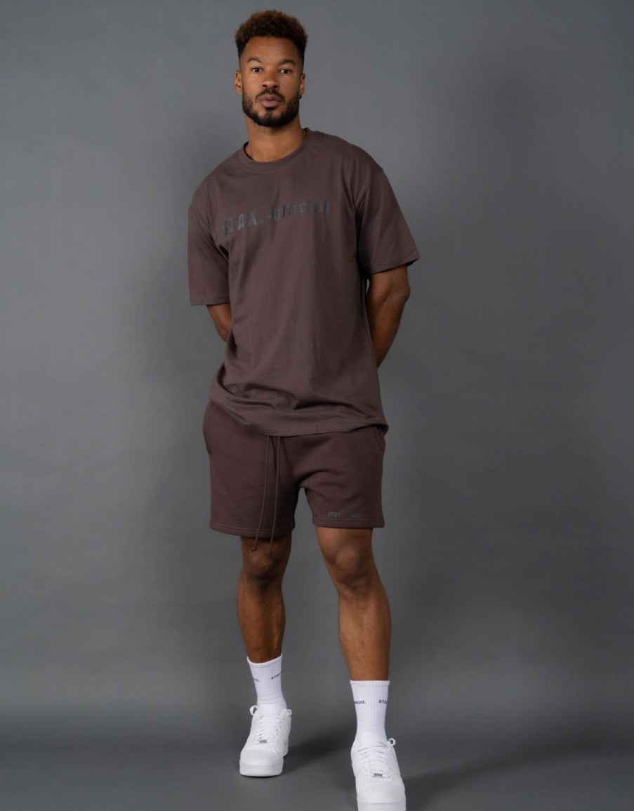 Men STAX T-Shirts & Vests | Drip 21 Mens Tee Dark Earth