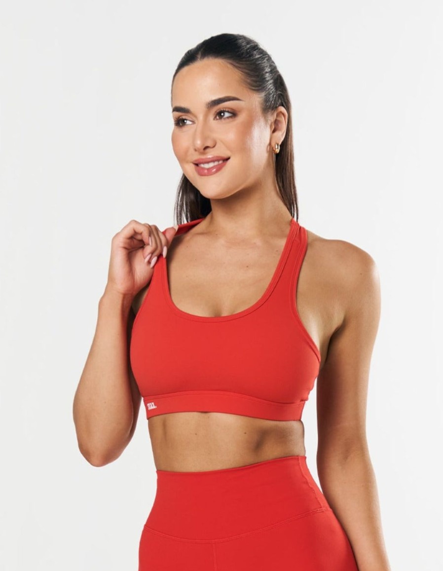 Women STAX Sports Bras & Crop Tops | Classic Crop Nandex Red