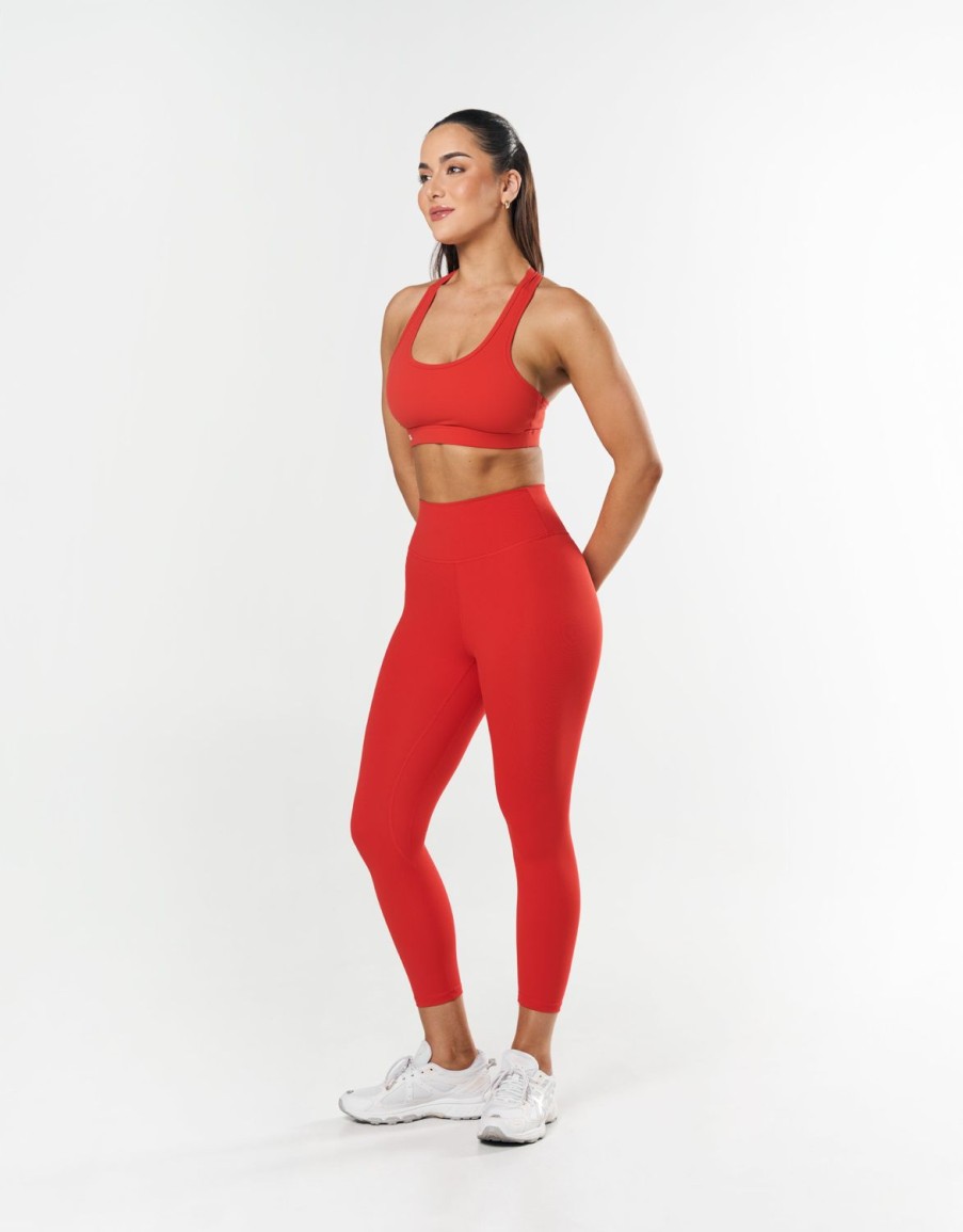 Women STAX Sports Bras & Crop Tops | Classic Crop Nandex Red