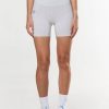 Women STAX Shorts | Racquet Club Midi Bike Shorts Grey Marle