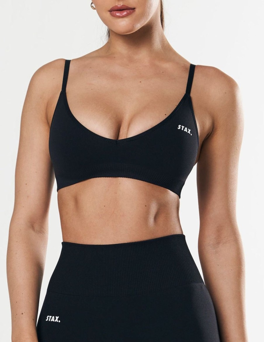 Women STAX Sports Bras & Crop Tops | Premium Seamless Bralette Astro