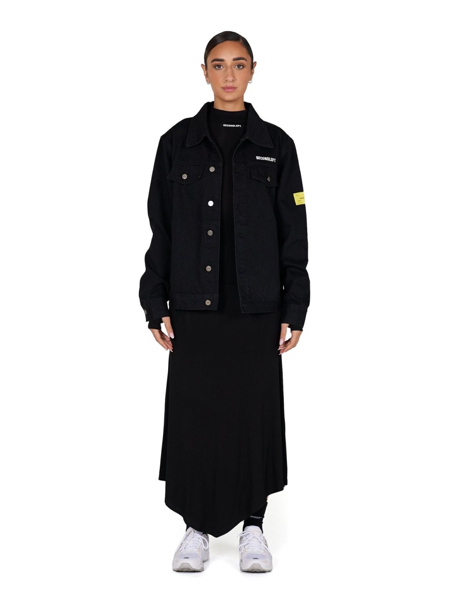 Women STAX Jackets & Coats | S1 Denim Jacket Black