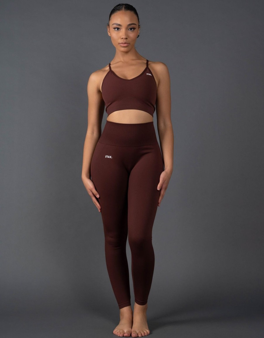 Women STAX Tights & Leggings | Premium Seamless Tights V5.1 Umber