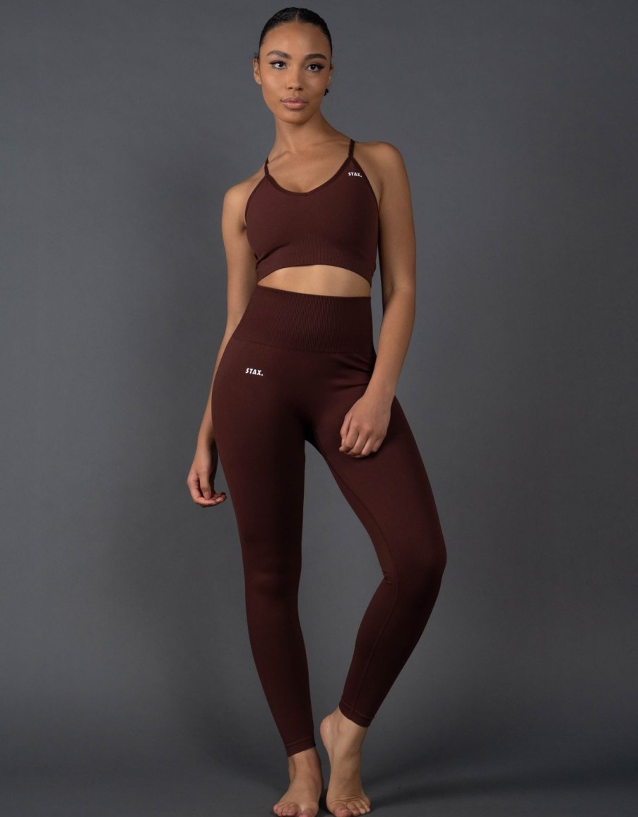 Women STAX Tights & Leggings | Premium Seamless Tights V5.1 Umber