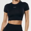 Women STAX Sports Bras & Crop Tops | Pulse Tee Nandex Black/Cream