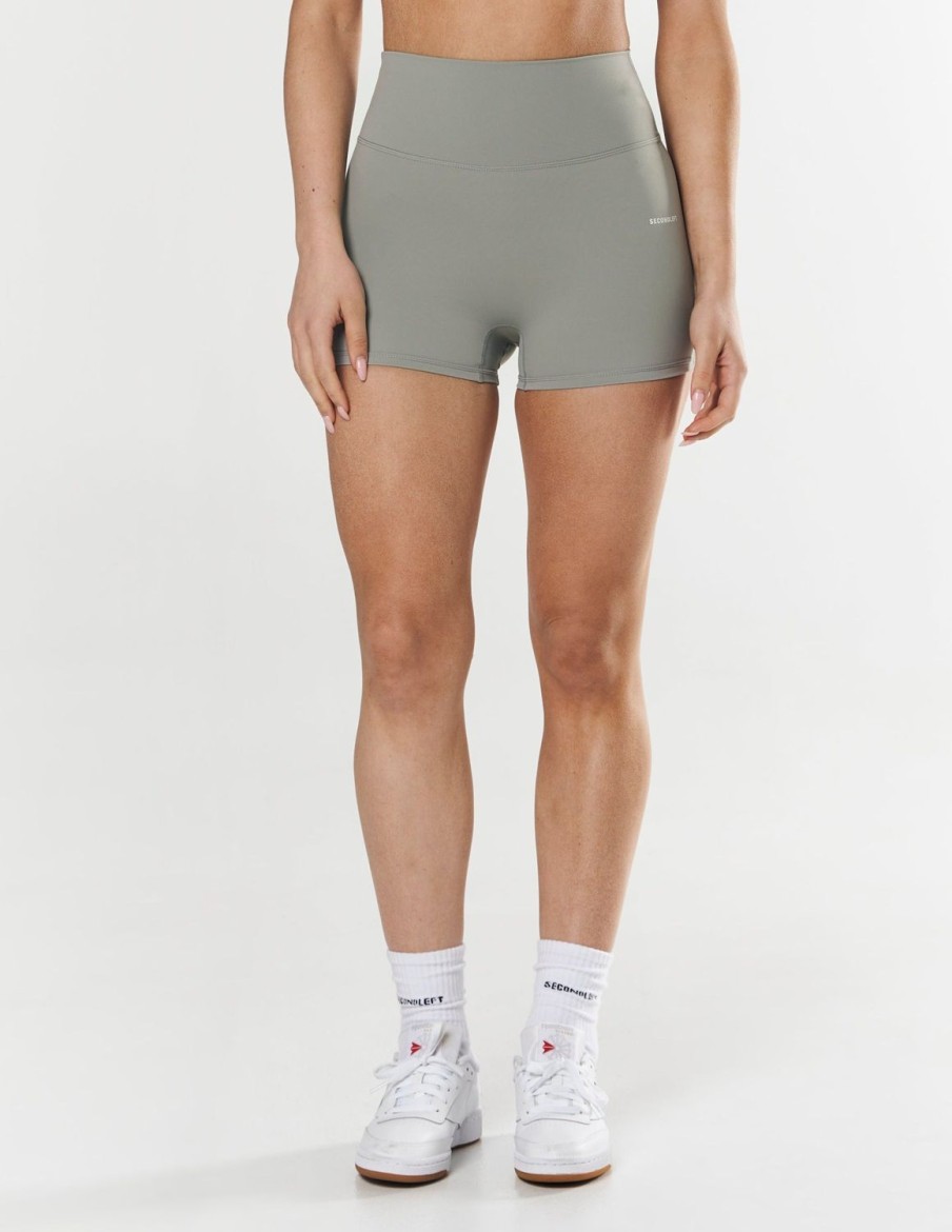 Women STAX Shorts | Mini Biker Shorts Nandex Grey