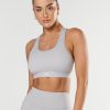 Women STAX Sports Bras & Crop Tops | Maverick Crop Nandex Light Grey