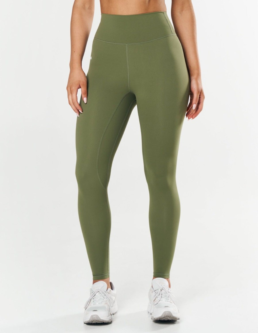 Women STAX Tights & Leggings | Full Length Tights Nandex Original Khaki