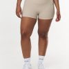 Women STAX Shorts | Mini Biker Short Nandex Cream