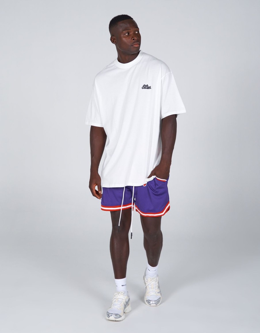 Men STAX Shorts | Court Drip Basketball Shorts Nyu