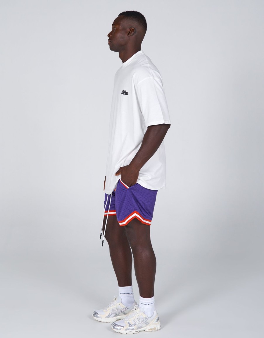 Men STAX Shorts | Court Drip Basketball Shorts Nyu