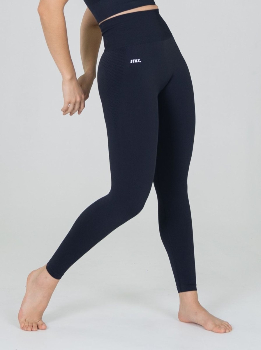 Women STAX Tights & Leggings | Premium Seamless Tights V6 Vesper (Navy)