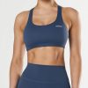 Women STAX Sports Bras & Crop Tops | Original Crop Nandex Navy