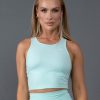 Women STAX Tanks & Singlets | Cropped Tank Nandex Maya Blue