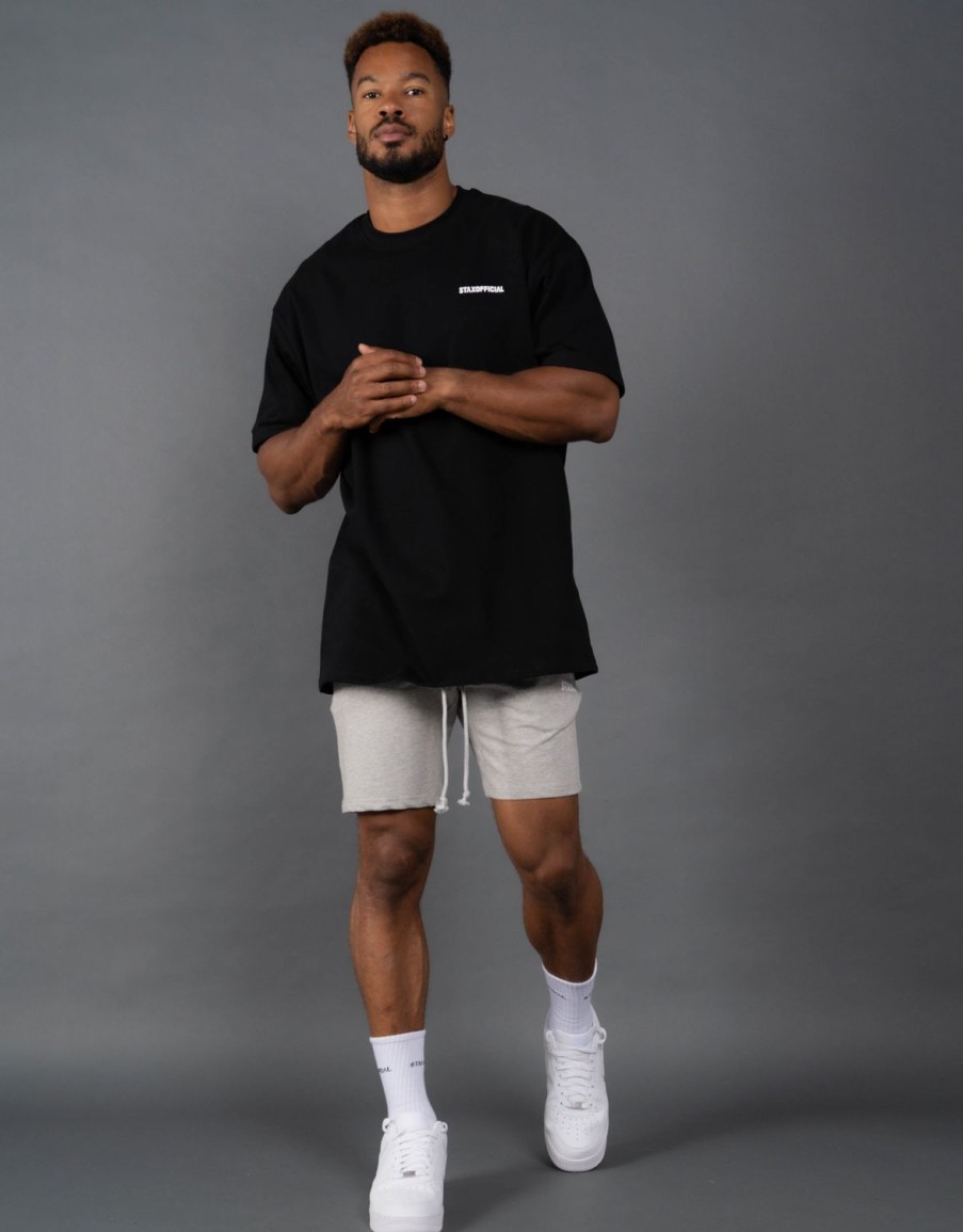 Men STAX Shorts | Mens Classic Shorts Grey