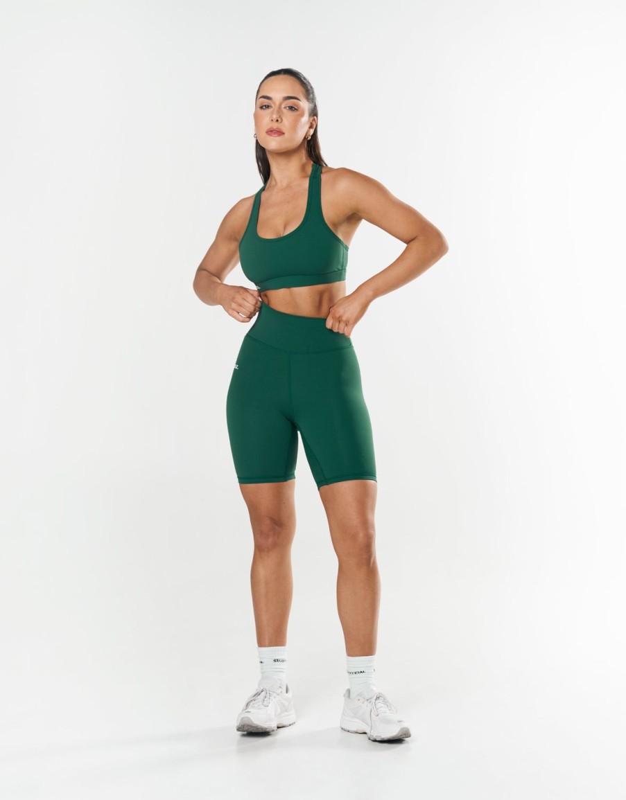 Women STAX Sports Bras & Crop Tops | Classic Crop Nandex Aspen Green