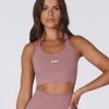 Women STAX Sports Bras & Crop Tops | Premium Seamless Favourites Racer Crop Dusty Rose