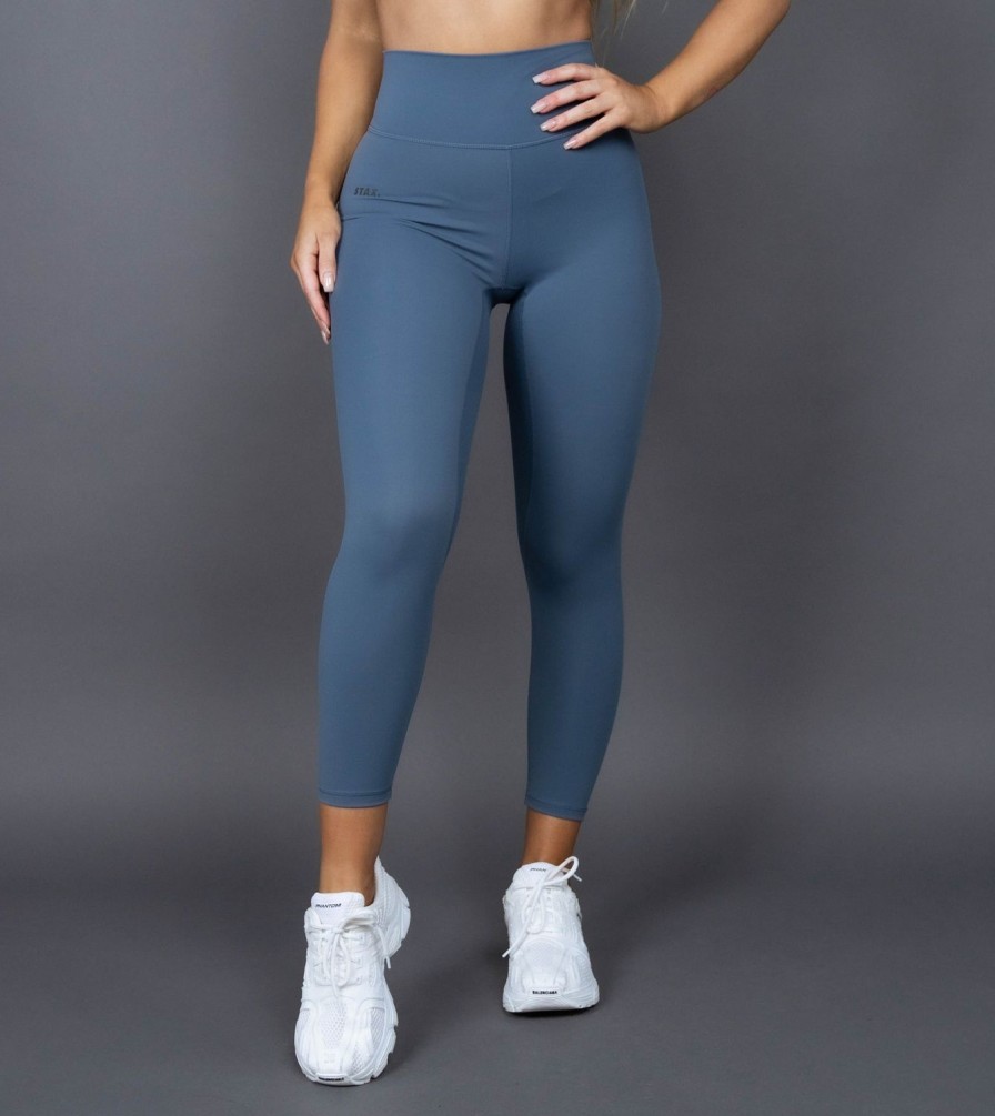 Women STAX Tights & Leggings | 7/8 Tights Nandex Original Cobalt Blue