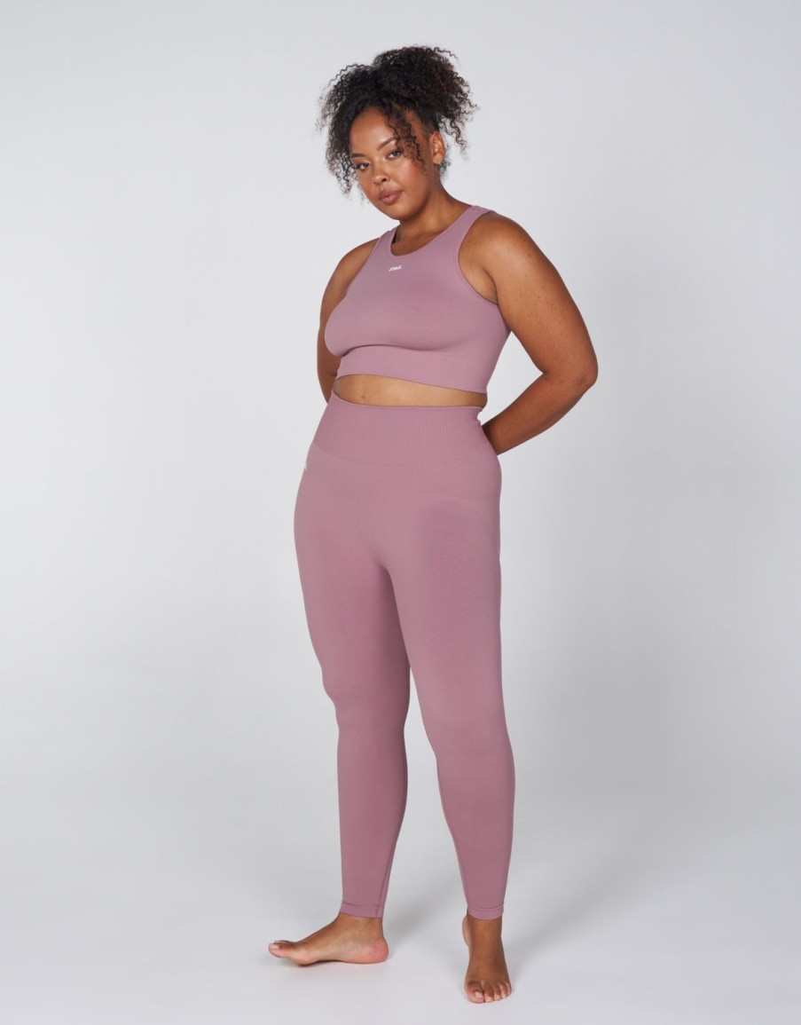 Women STAX Sports Bras & Crop Tops | Premium Seamless Favourites Cropped Singlet Dusty Rose