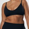 Women STAX Sports Bras & Crop Tops | Seamless Base Bralette Black