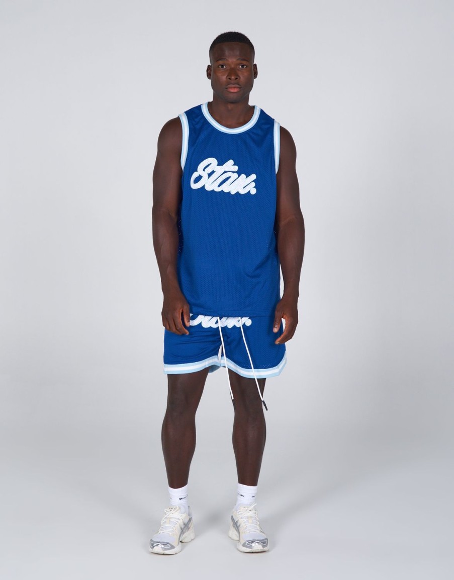 Men STAX T-Shirts & Vests | Court Drip Basketball Singlet Duke