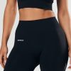 Women STAX Shorts | Seamless Midi Biker Shorts Black