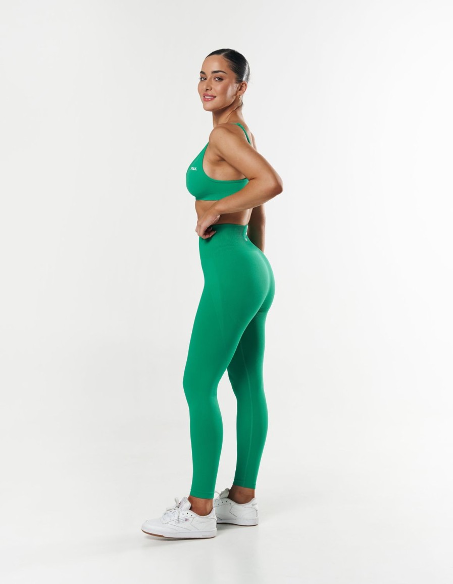 Women STAX Tights & Leggings | Premium Seamless Tights Green