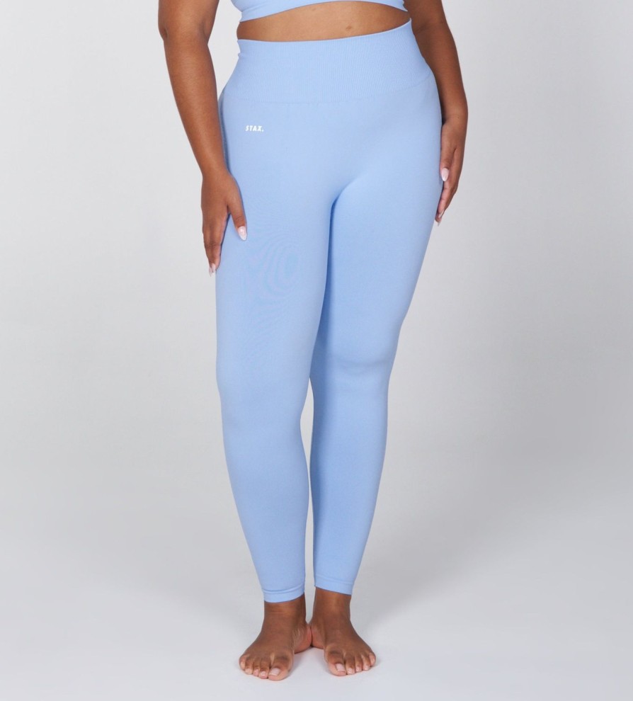 Women STAX Tights & Leggings | Premium Seamless Favourites Tights Baby Blue