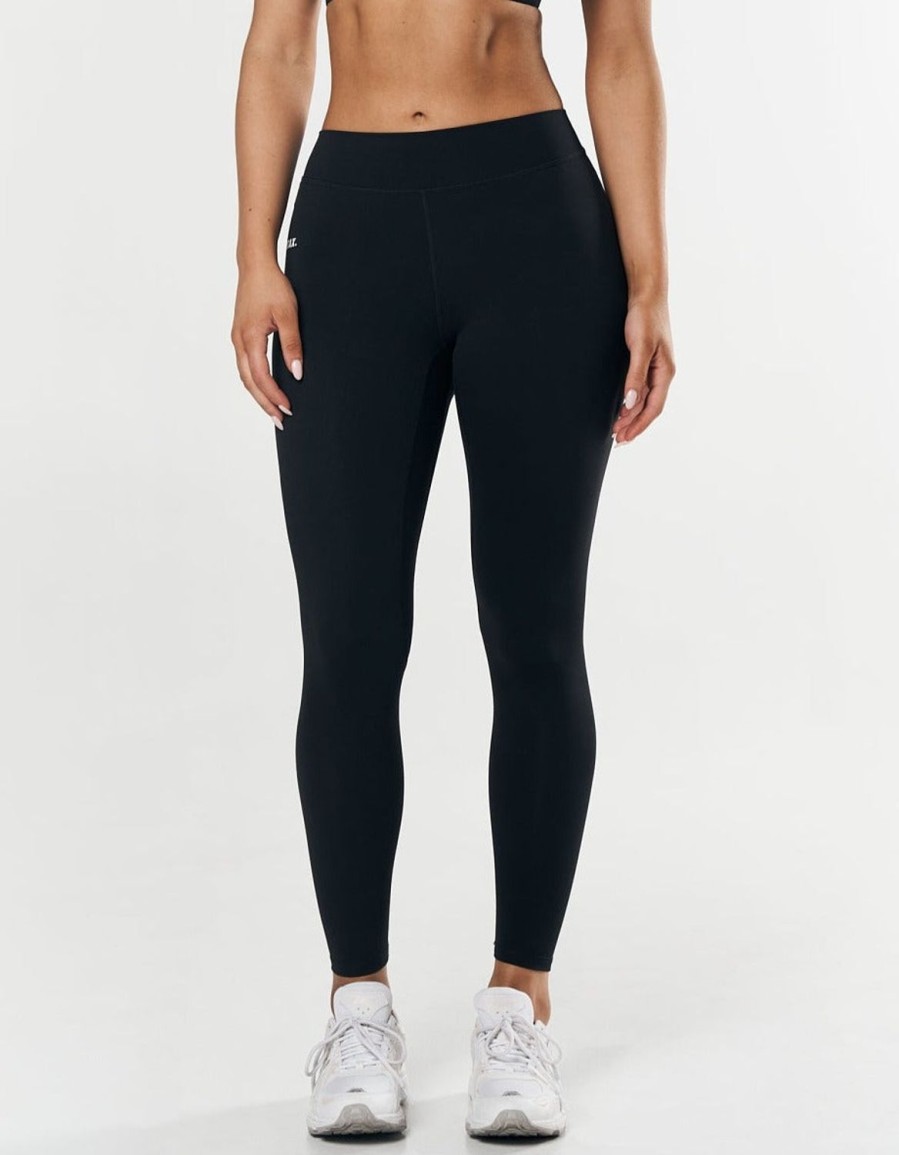 Women STAX Tights & Leggings | Mid Waist Tights Nandex Black