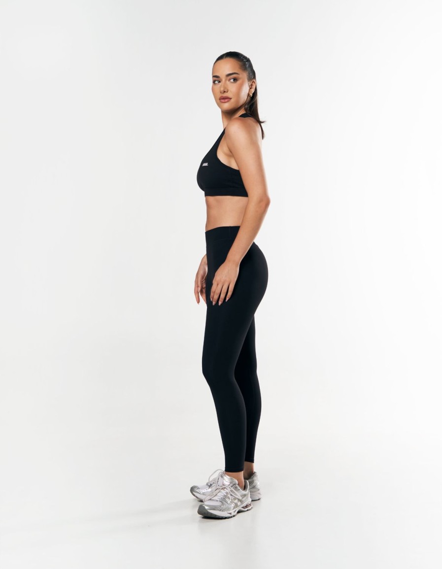 Women STAX Tights & Leggings | Mid Waist Tights Nandex Black