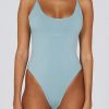 Women STAX Tanks & Singlets | Aw Willow Bodysuit Capri (Blue)