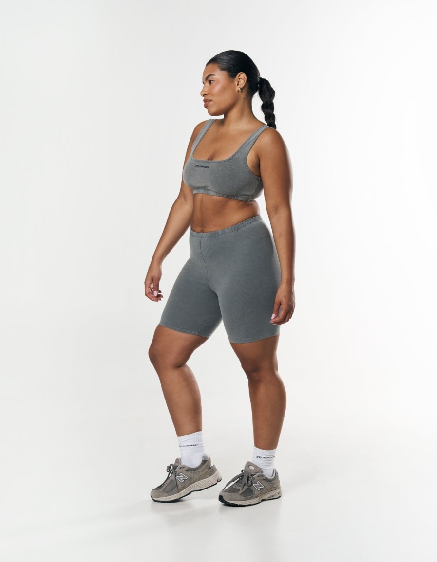 Women STAX Sports Bras & Crop Tops | Oos Crop Stone