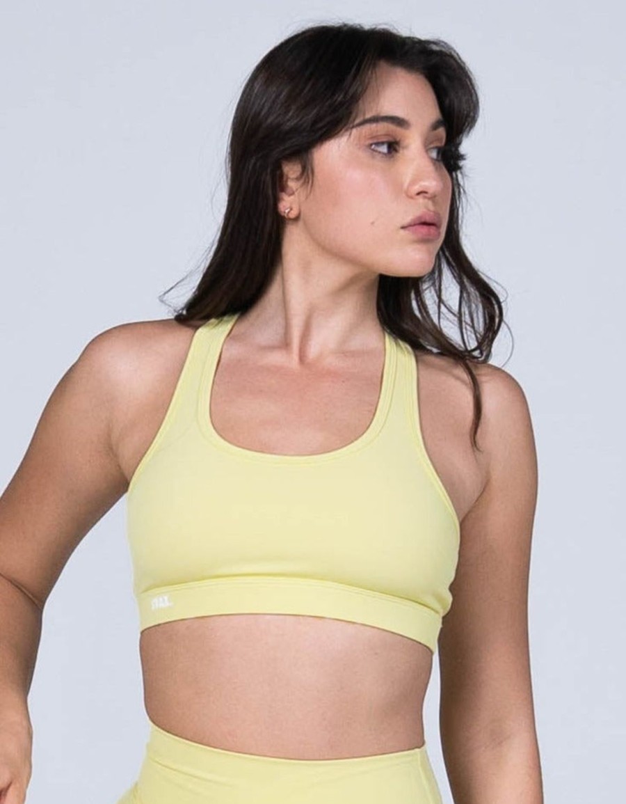 Women STAX Sports Bras & Crop Tops | Classic Crop Nandex Lemon