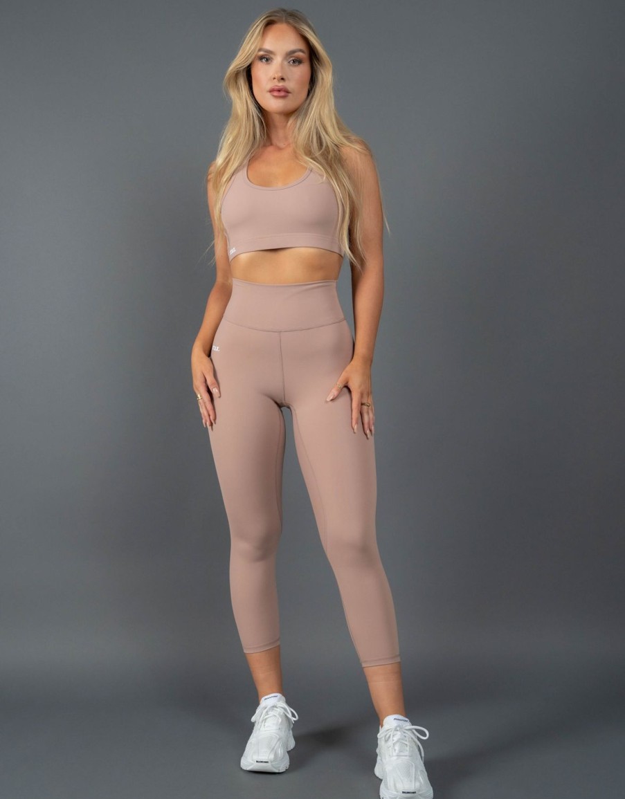 Women STAX Tights & Leggings | 7/8 Tights Nandex Original Warm Clay Taupe