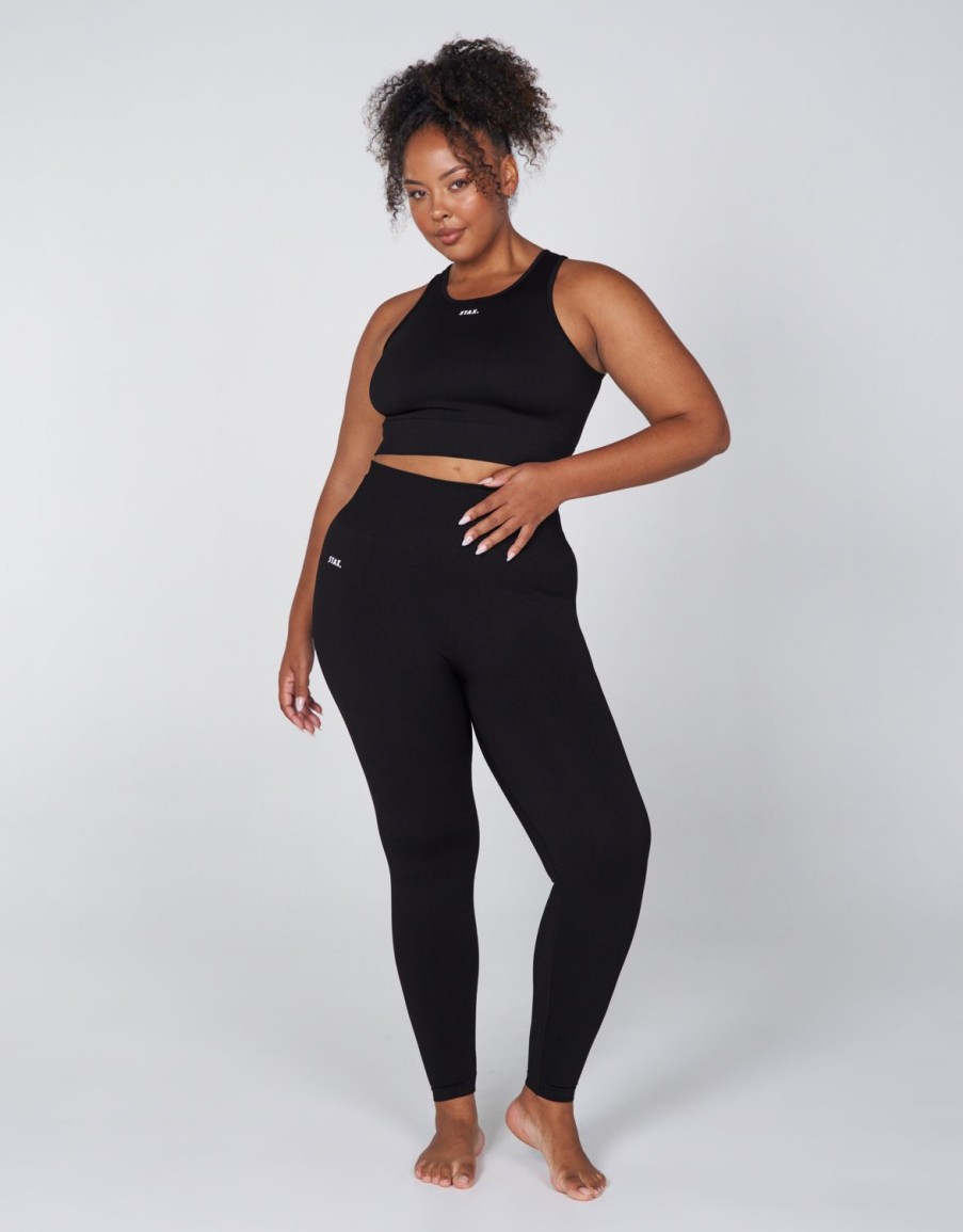 Women STAX Sports Bras & Crop Tops | Premium Seamless Favourites Cropped Singlet Astro