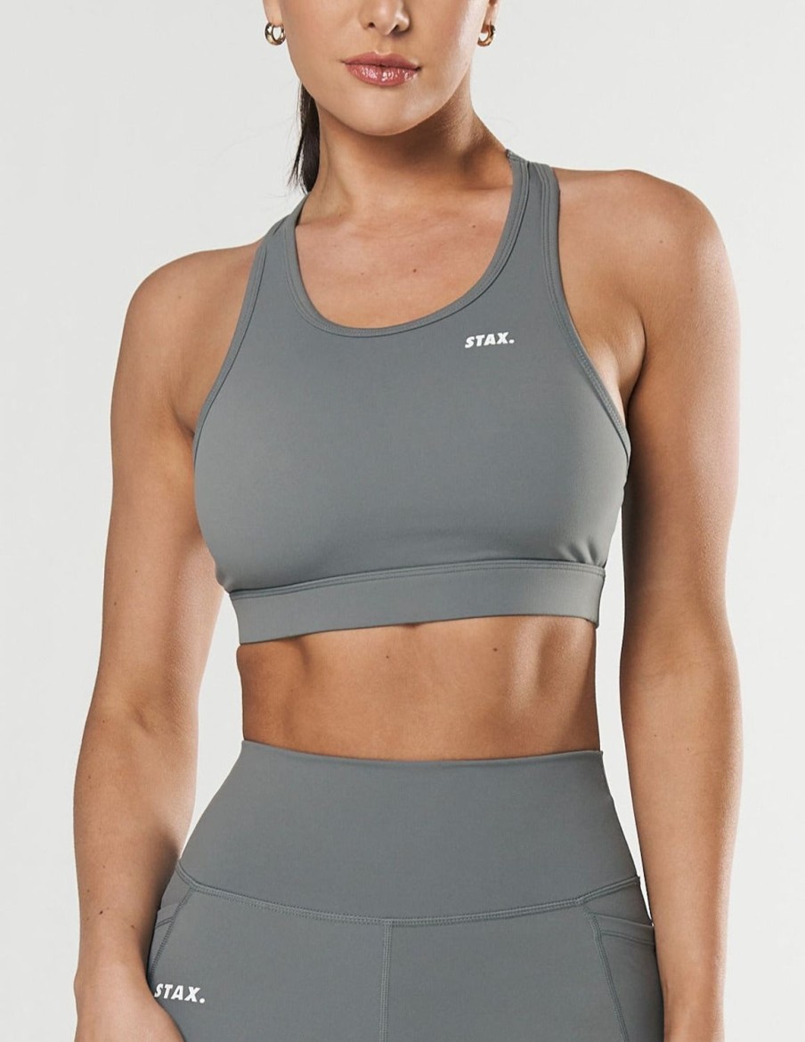 Women STAX Sports Bras & Crop Tops | Blaze Crop Nandex Thyme