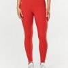 Women STAX Tights & Leggings | Full Length Tights Nandex Original Red