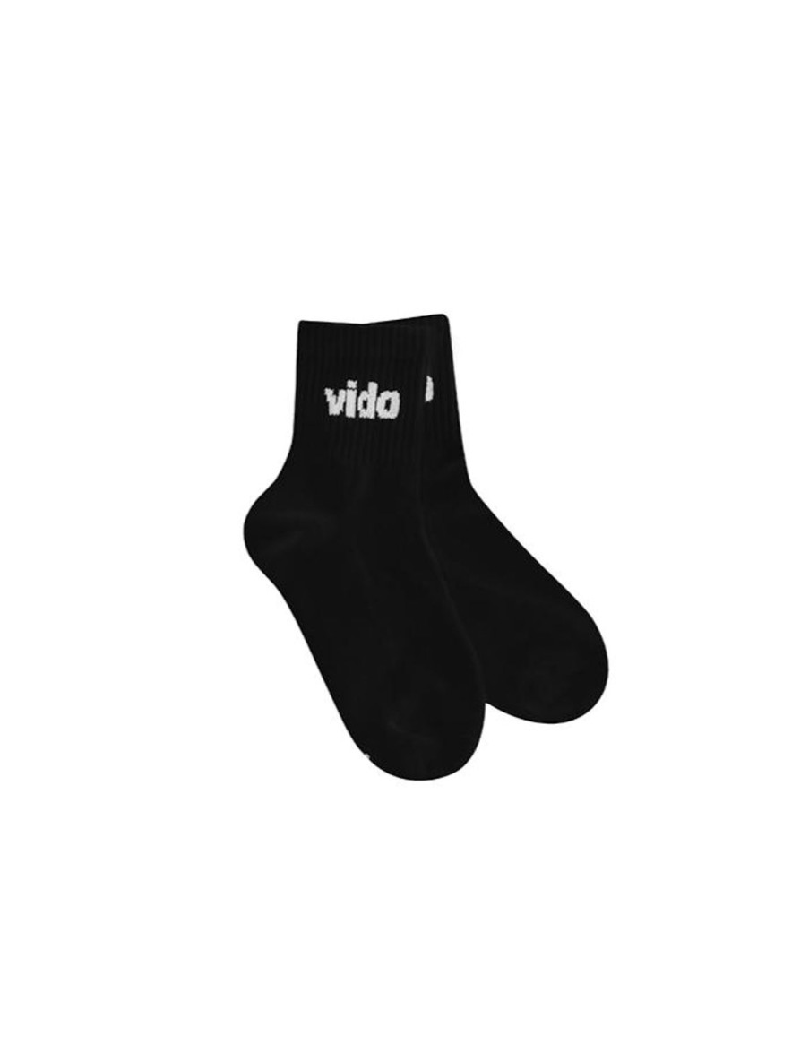 Women STAX Socks | Vido. Ankle Length Socks Black