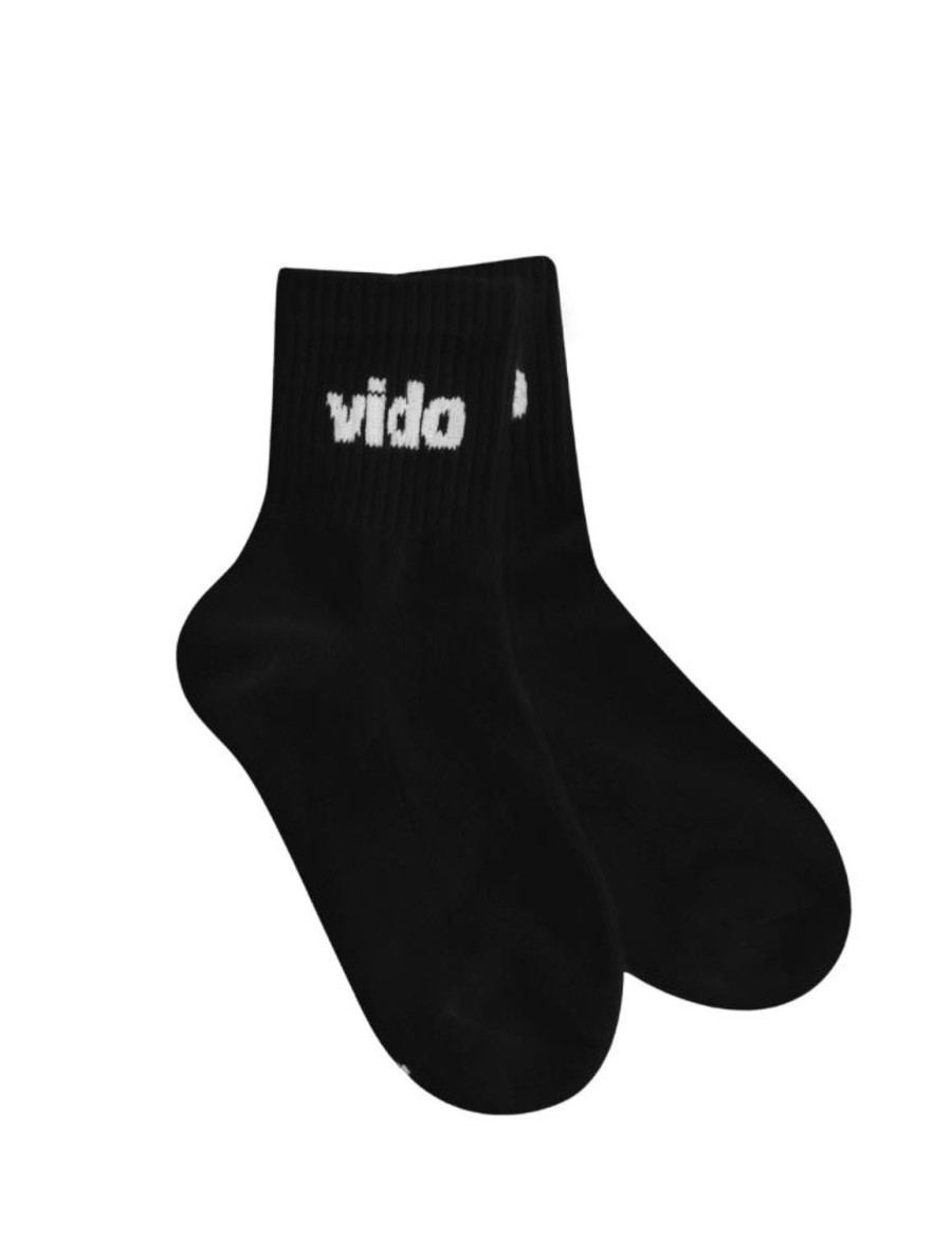 Women STAX Socks | Vido. Ankle Length Socks Black