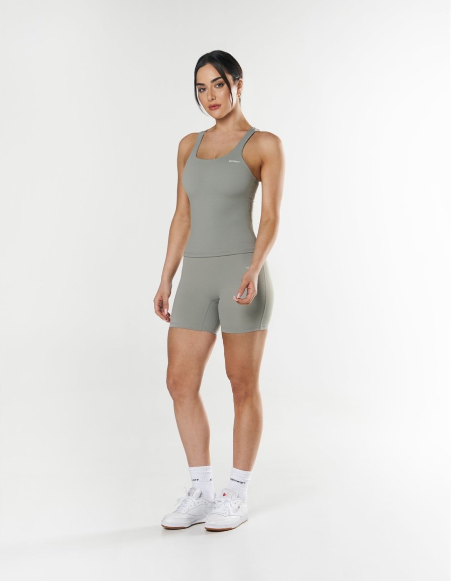 Women STAX Tanks & Singlets | All Dae Tank Nandex Grey