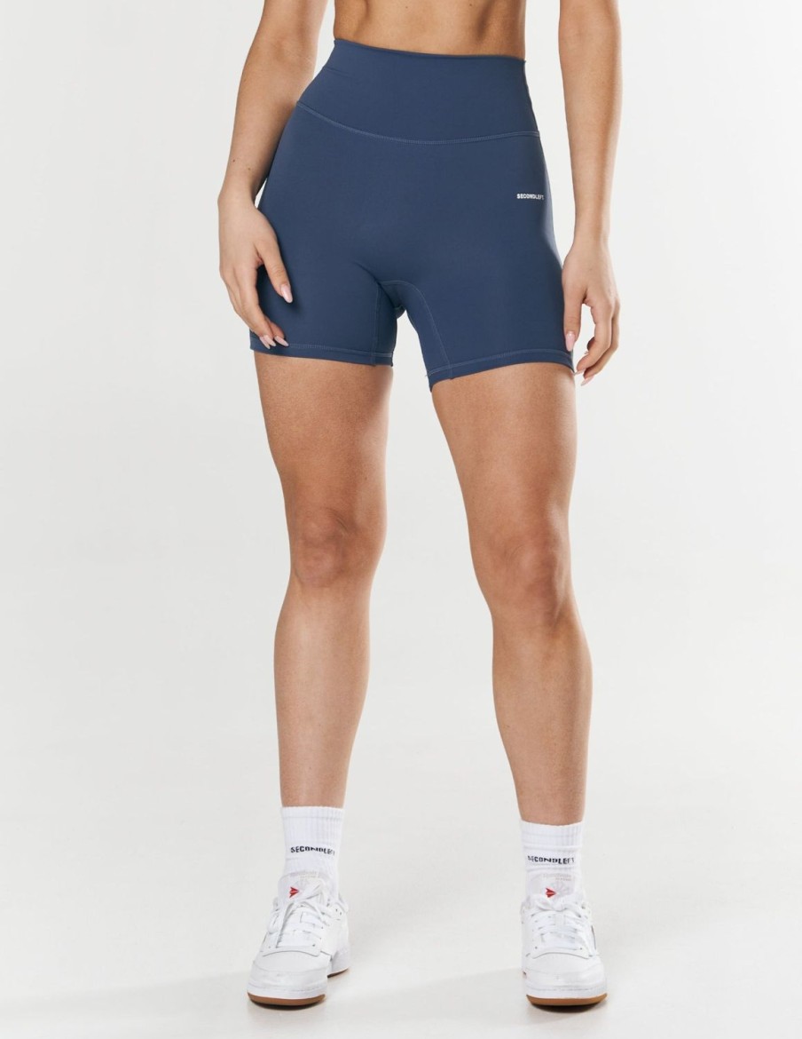 Women STAX Shorts | Midi Biker Shorts Nandex Navy