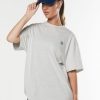 Women STAX Tees | Racquet Club Tee Grey Marle