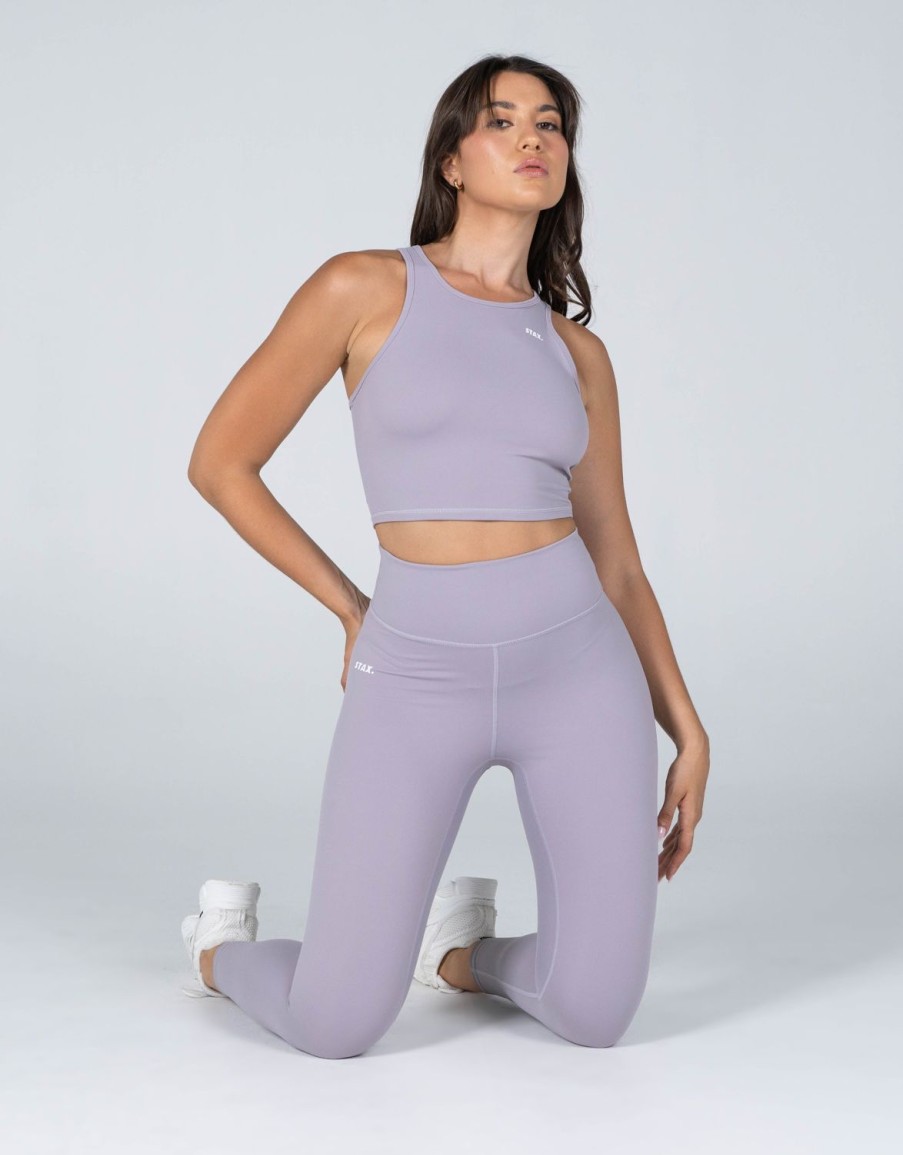 Women STAX Tanks & Singlets | Cropped Tank Nandex Lone Grey