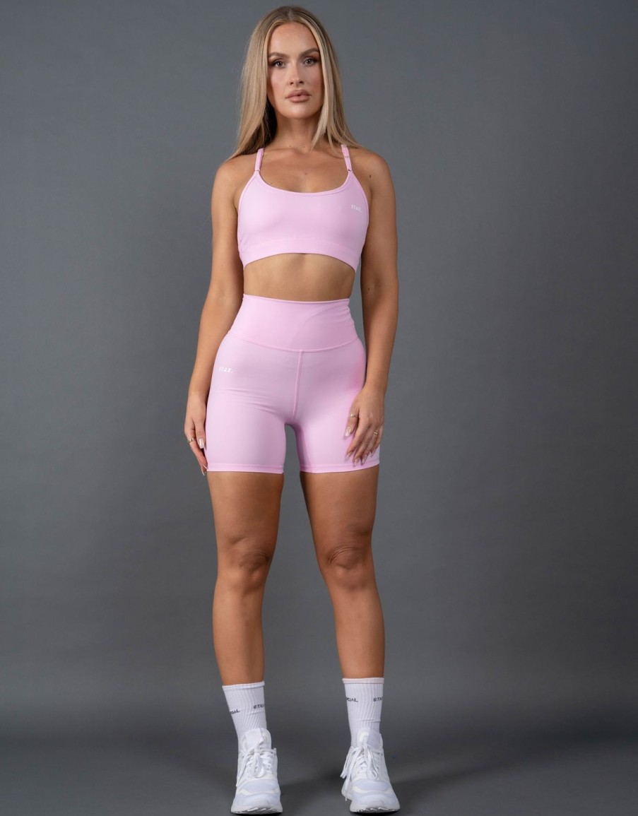 Women STAX Shorts | Midi Bike Shorts Nandex Dusk Pink