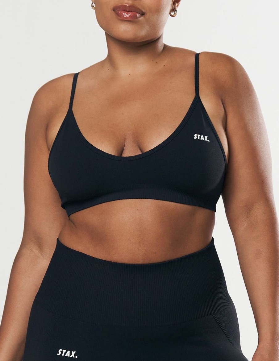 Women STAX Sports Bras & Crop Tops | Premium Seamless Summer Bralette Astro