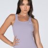 Women STAX Tanks & Singlets | Body Tank Nandex Lone Grey