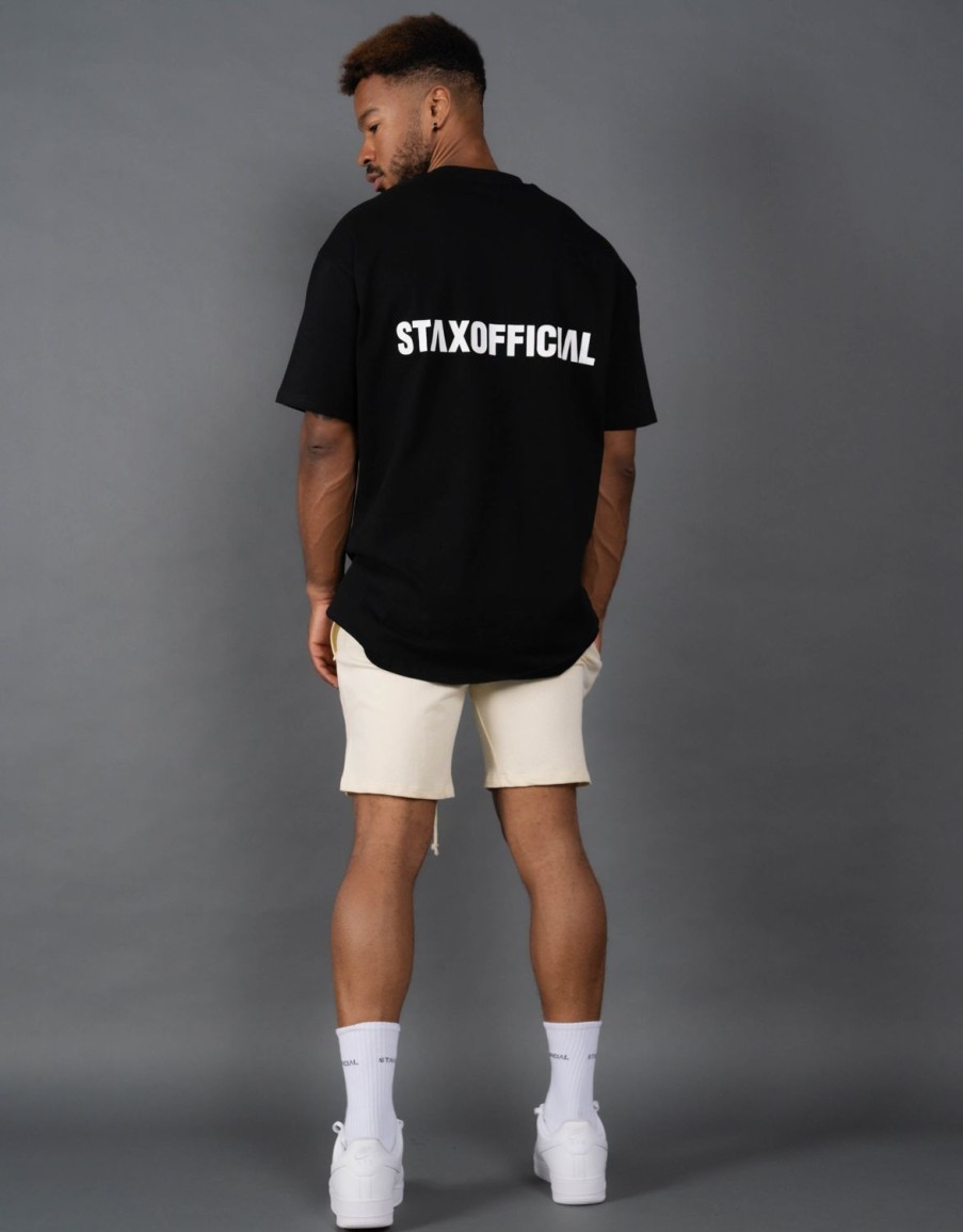 Men STAX Shorts | Mens Classic Shorts Cream