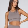 Women STAX Sports Bras & Crop Tops | Aw Crop Clay (Isako)