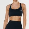 Women STAX Sports Bras & Crop Tops | Fuse Crop Nandex Black